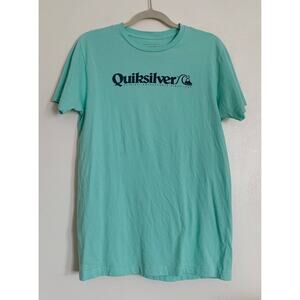 Teal Quiksilver Graphic Short Sleeve T-Shirt M